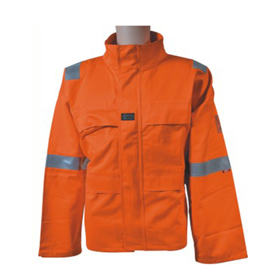 Safety Antistatic High Quality Reflective Red Cotton Franc Protective Jacket